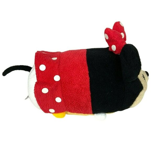 Disney Store Minnie Mouse Tsum Tsum Plush 12 inch Red Black Soft Cuddly Doll - Picture 4 of 8